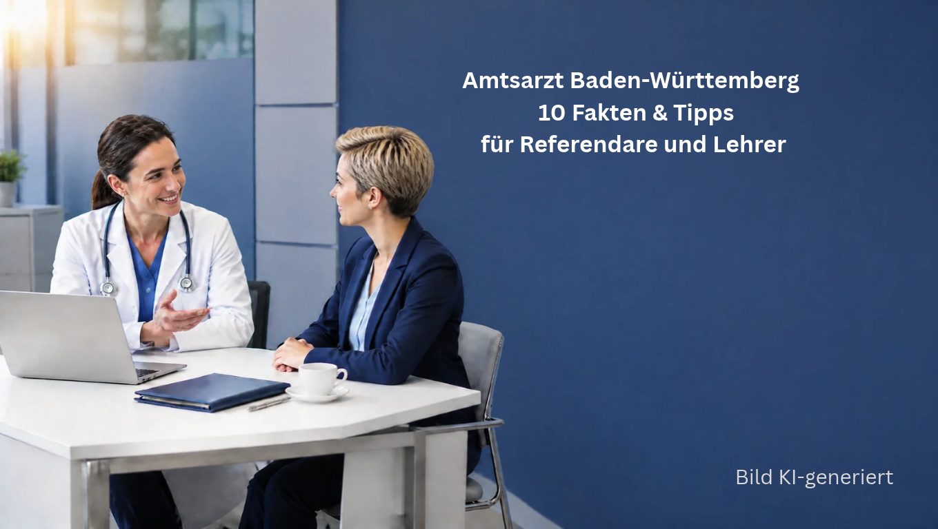 Amtsarzt Baden-Württemberg – 10 Fakten für Referendare und Lehrer